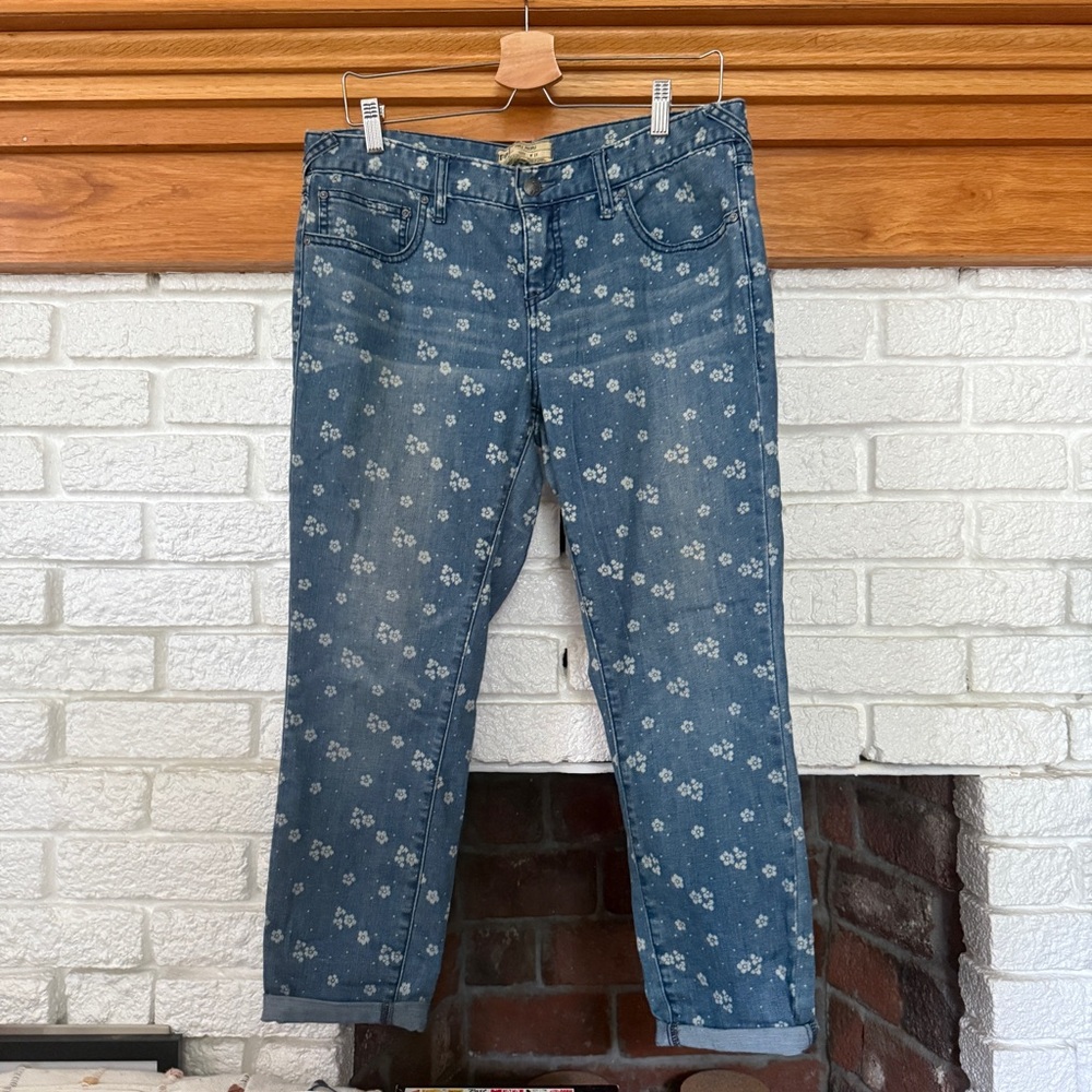 Free People Ditsy Floral Jeans